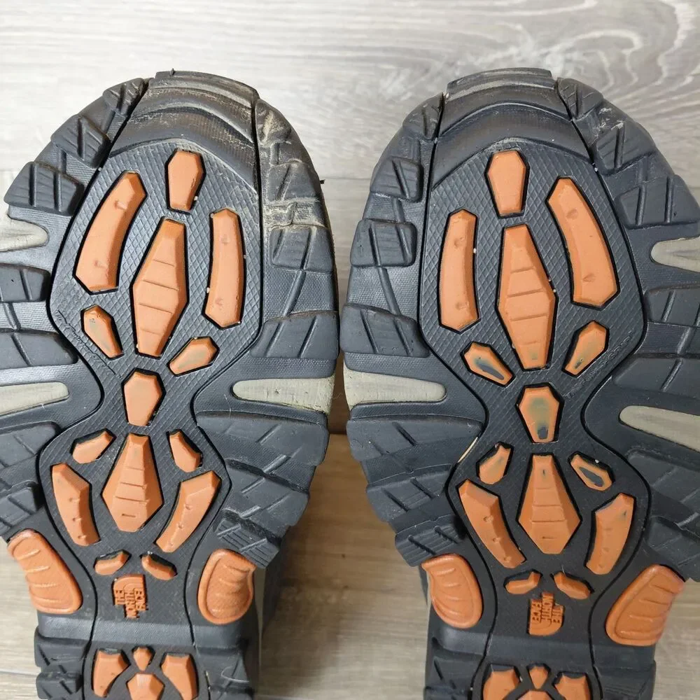 The North Face Chilkat Brown Leather Waterproof Insulated Snow Boots Men Size 12